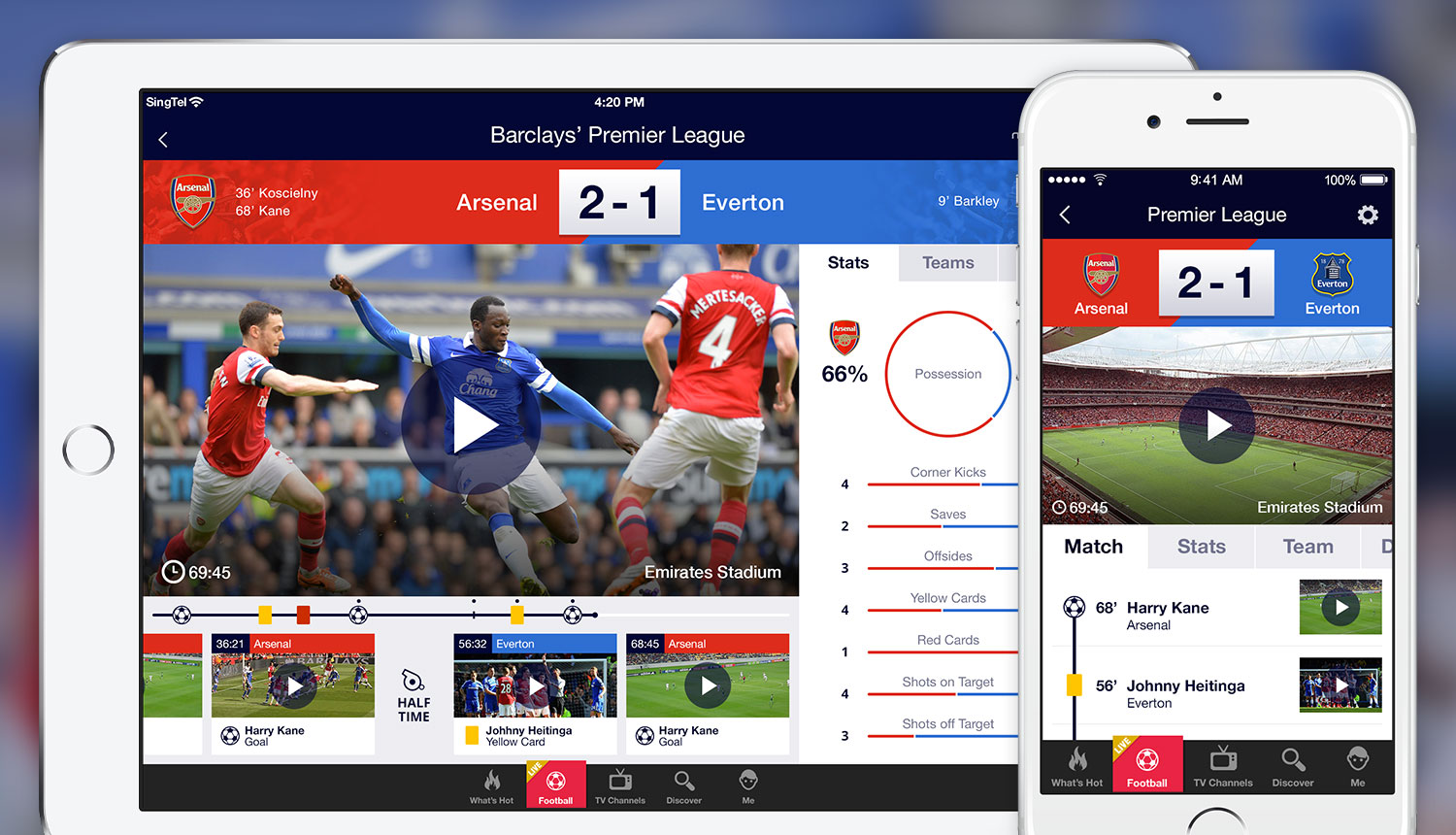 Singtel TV – BPL Sports Portal Concept
