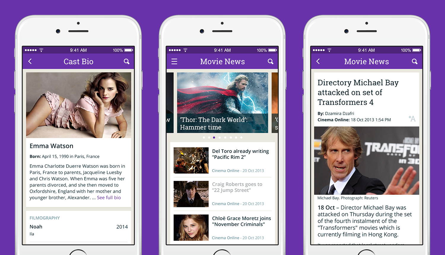 inSing.com Movies App
